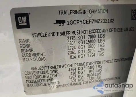 2021 Chevrolet Silverado 1500 4Wd Short Bed Custom Trail Boss from USA, damaged, VIN 1GCPYCEF7MZ232182